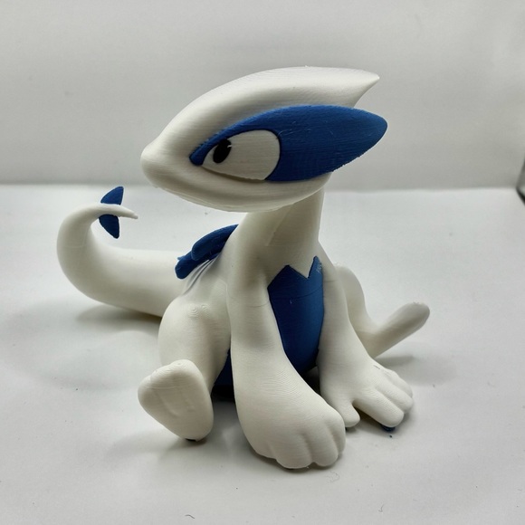 Chibi Cute Lugia 3D Print Pokemon Toy Figure 4” Medium Size Display Decoration - Picture 1 of 6